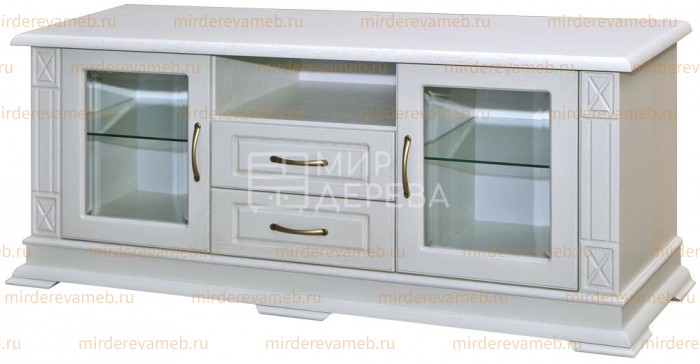 ТВ тумба Верди - 316.  150  (со стеклами) из массива дерева Ш-150см,В-60см,Г-45см