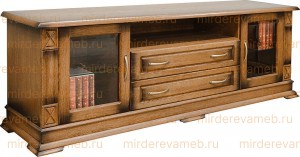 ТВ тумба Верди - 319.180 (со стеклами) из массива дерева Ш-180см,В-60см,Г-45см