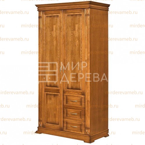 Шкаф Верди - 318.2 из массива дерева Ш-100см,В-220см,Г-60см