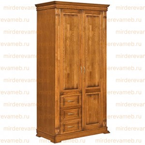 Шкаф Верди - 318.2 из массива дерева Ш-100см,В-220см,Г-60см