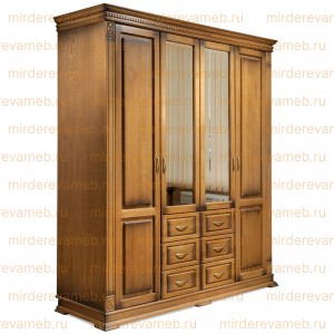 Шкаф Верди - 321.3 из массива дерева Ш-200см,В-220см,Г-60см