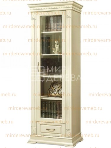 Книжный шкаф Верди - 308 из массива дерева Ш-60см,В-200см,Г-45см
