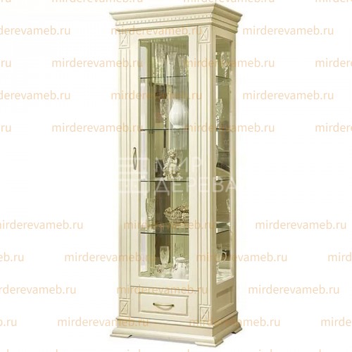 Шкаф Верди Сервант - 314 из массива дерева Ш-60см,В-200см,Г-45см