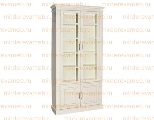 Книжный шкаф Верди - 311 из массива дерева Ш-100см,В-230см,Г-40см