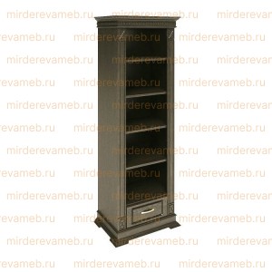 Книжный шкаф Верди - 312 из массива дерева Ш-60см,В-200см,Г-45см