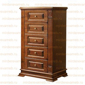 Комод Верди - 600 из массива дерева Ш-60см,В-120см,Г-45см