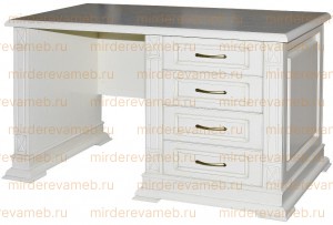 Письменный стол Верди - 200.1 из массива дерева Ш-135см,В-75см,Г-60см