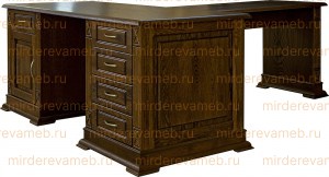 Письменный стол Верди - 203 из массива дерева Ш-180см,В-75см,Г-60см