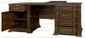 Письменный стол Верди - 203 из массива дерева Ш-180см,В-75см,Г-60см