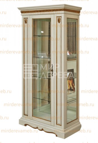 Шкаф Сервант Милано 001 из массива дерева Ш-95см,В-200см,Г-45см