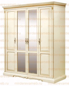Шкаф Милано - 004 из массива дерева Ш-200см,В-230см,Г-60см
