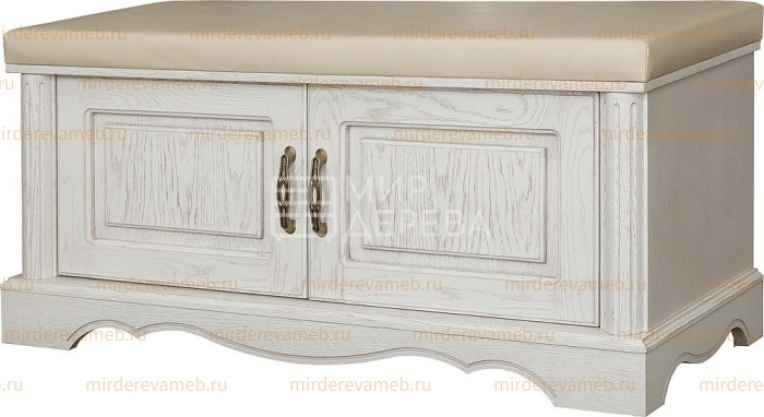 Банкетка Паола - 2 из массива дерева Ш-110см,В-50см,Г-45см