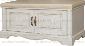 Банкетка Паола - 2 из массива дерева Ш-110см,В-50см,Г-45см