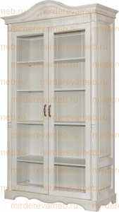 Книжный шкаф Паола - 102 из массива дерева Ш-120см,В-220см,Г-50см