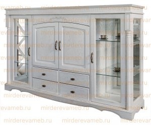 Комод Сервант Паола из массива дерева Ш-150см,В-125см,Г-45см