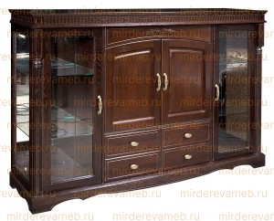 Комод Сервант Паола из массива дерева Ш-150см,В-125см,Г-45см