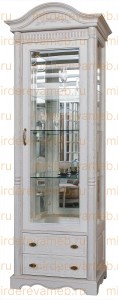 Шкаф Сервант Паола - 202 из массива дерева Ш-70см,В-220см,Г-50см