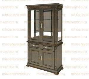 Буфет Верди - 002 из массива дерева Ш-120см,В-200см,Г-45см