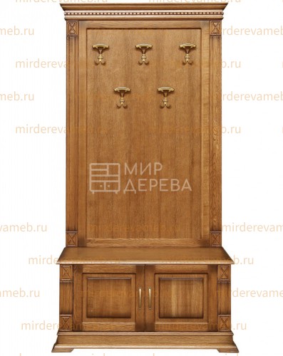 Прихожая Верди - 306 из массива дерева Ш-115см,В-220см,Г-50см
