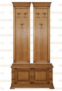 Прихожая Верди - 551 из массива дерева Ш-110см,В-220см,Г-50см