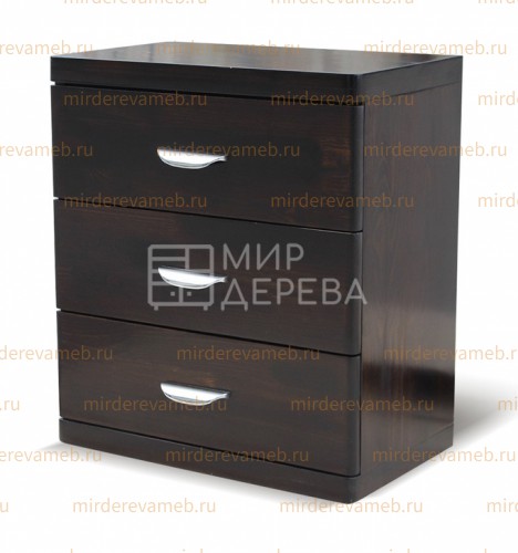 Тумба Бали 3 ящика из массива Ш-45см,В-58см,Г-30см