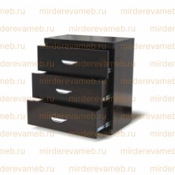 Тумба Бали 3 ящика из массива Ш-45см,В-58см,Г-30см