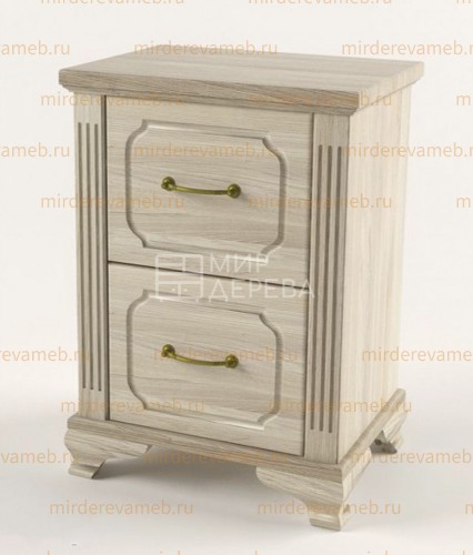 Тумба Гармония 2 ящика из массива Ш-50см,В-56см,Г-32см