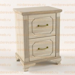Тумба Гармония 2 ящика из массива Ш-50см,В-56см,Г-32см