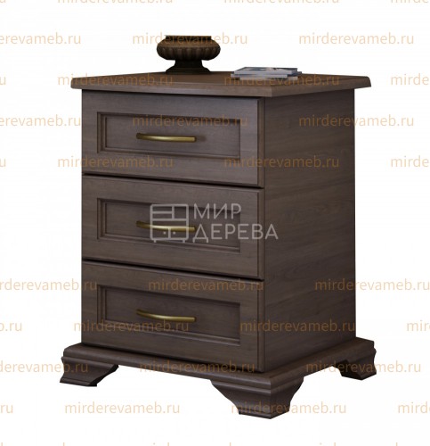 Тумба Лира 3 ящика из массива Ш-45см,В-58см,Г-30см