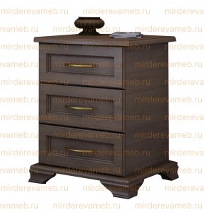 Тумба Лира 3 ящика из массива Ш-45см,В-58см,Г-30см