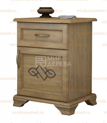 Тумба Сатори ящик + дверка из массива Ш-45см,В-58см,Г-30см