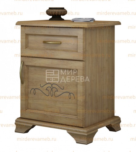 Тумба Таката ящик + дверка из массива Ш-45см,В-58см,Г-30см