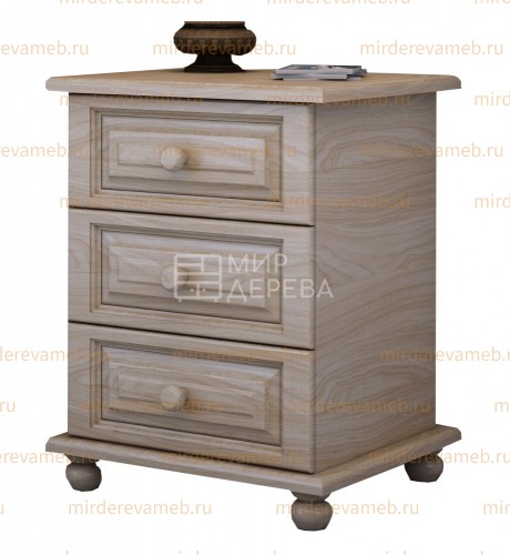 Тумба Филенка 3 ящика из массива Ш-45см,В-58см,Г-30см