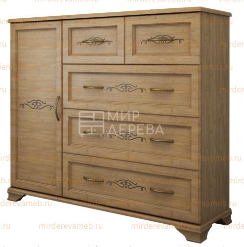 Комод Таката модель№2 из массива Ш-135см,В-100см,Г-45см