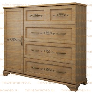 Комод Таката модель№2 из массива Ш-135см,В-100см,Г-45см