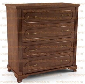 Комод Гармония 4 ящика из массива Ш-90см,В-90см,Г-45см