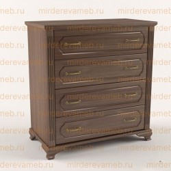 Комод Гармония 4 ящика из массива Ш-90см,В-90см,Г-45см