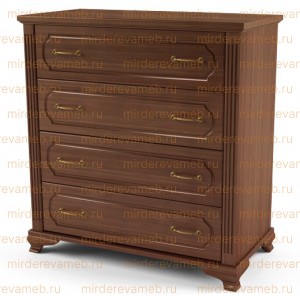 Комод Гармония 4 ящика из массива Ш-90см,В-90см,Г-45см