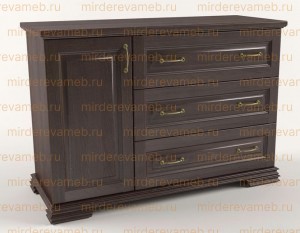 Комод Глория из массива Ш-120см,В-80см,Г-45см