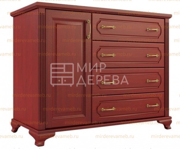 Комод Лион из массива Ш-130см, В-100см,Г-45см