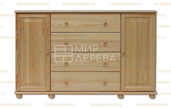 Комод КД - 123 из массива Ш-160см,В-100см,Г-45см