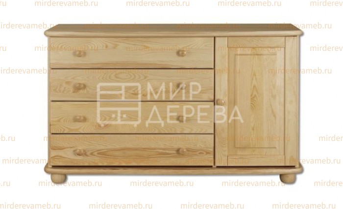 Комод КД - 148 из массива Ш-120см,В-80см,Г-45см