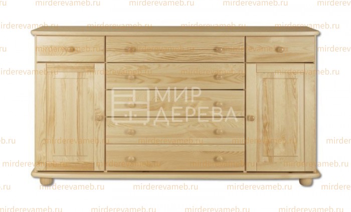 Комод КД - 150 из массива Ш-165см,В-90см,Г-45см