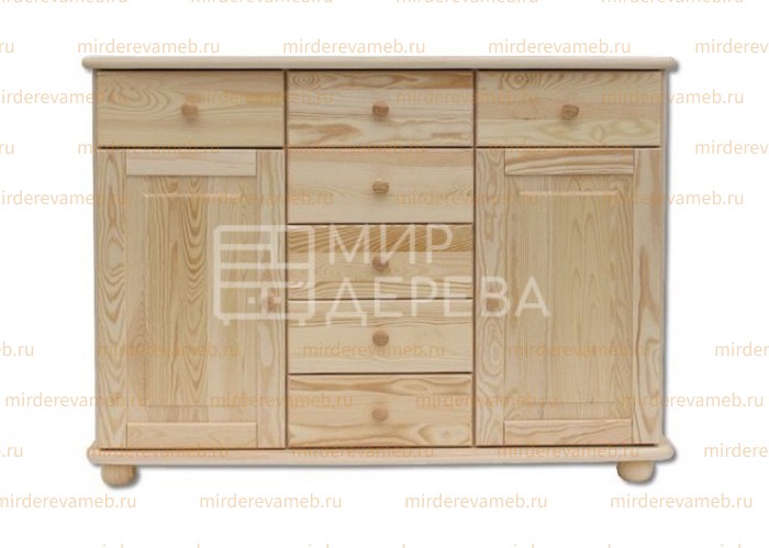 Комод КД - 153 из массива Ш-125см,В-90см,Г-45см