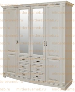 Шкаф Венето 211 из массива дерева Ш-200см,В-220см,Г-60см