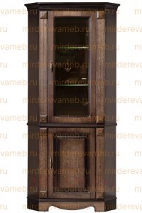 Шкаф-Сервант угловой Венето 210 из массива дерева Ш-80*80см,В-200см,Г-45см