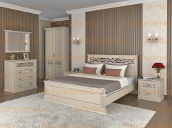 Спальный гарнитур Верджиния Люкс из массива