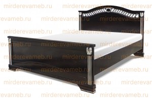 Кровать Венера из массива дерева