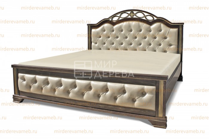 Кровать Лаура из массива дерева