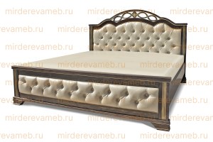 Кровать Лаура из массива дерева